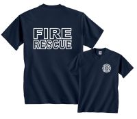 Fire Rescue นักผจญเพลิง Firemen Gear เสื้อยืดผู้ชายแฟชั่น T เสื้อ Hipster เสื้อแขนสั้น Tees