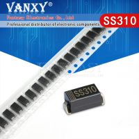 100PCS SS310 SMD SR310 Schottky Barrier Rectifier Diode 3A 100V DO-214AC SMA WATTY Electronics