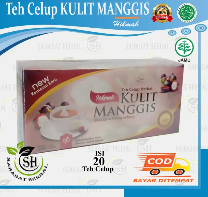 Teh Celup Herbal Kulit Manggis Gracinia Mangostana Hikmah Lazada