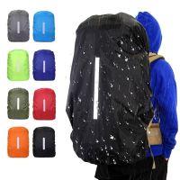 20-100L Reflective Waterproof Backpack Rain Cover Outdoor Sport Night Cycling Safety Light Raincover Case Bag Camping Hiking Backpack Covers