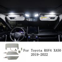 หลอดไฟท้ายรถ Canbus ไฟอ่านหนังสือสีขาวสำหรับรถโตโยต้า RAV4 XA50 2019 2020 2021 RAV 4 Xa50