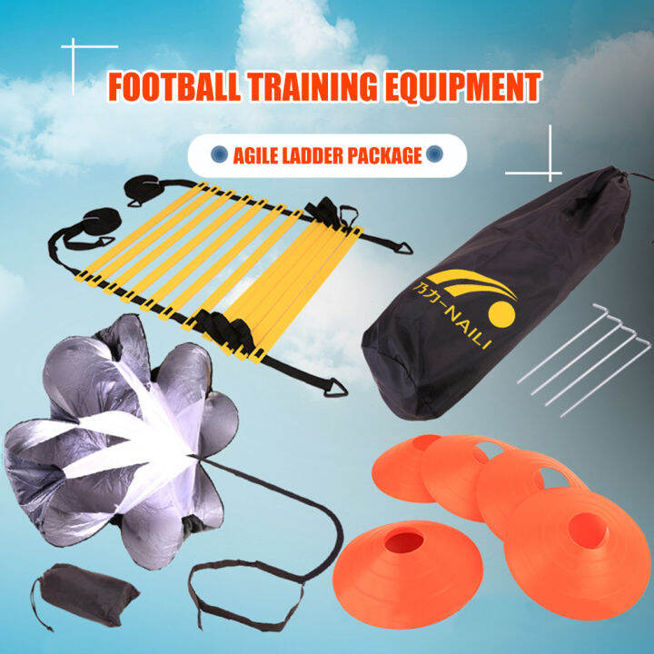 Oange Spots Socce Football Taining Speed Agility Ladde