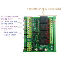 【CC】卍  4DO 2DI 3AI RS485 Modbus RTU Multifunction Relay Module IO Expanding Board 4-20MA 0-10V Current Voltage Collector