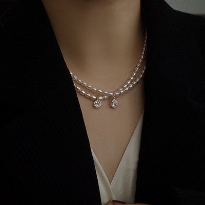 【cw】 Women 39;s Exquisite Luxury Freshwater Pearls Beaded Necklace Pendant Necklaces Jewelry ！
