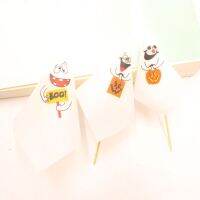 ฮาโลวีน halloween accessories SUNNYDOLL 3pcs/set มินิมินิ จี้ผีฮาโลวีน ผ้าผ้าทอ ที่น่ากลัวเหมือนผี หุ่นผีนิ้วมือ ตลกๆ โกสต์ผี ผีแขวนฟักทอง ที่แขวนกลางแจ้ง