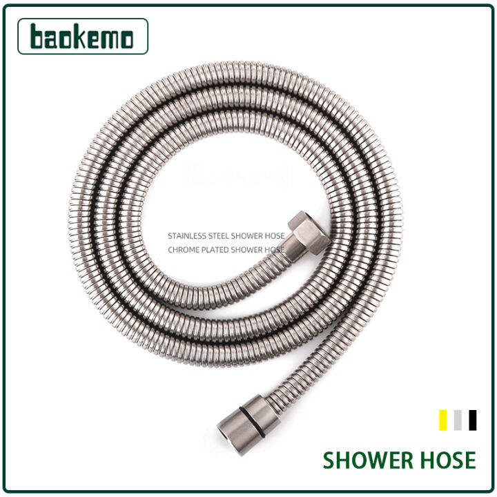 304 stainless steel shower shower hose set encrypted retractable shower