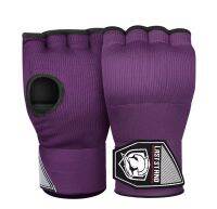 Purple One Size Boxing Hand Wrap Inner Gloves Half Finger Gel Boxing Glove For Muay Thai MMA Kickboxing Martial Arts Punching Speed Bag Training