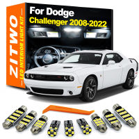 ZITWO 13ชิ้น LED ภายในโดมอ่านประตูหลอดไฟชุดสำหรับ Dodge Challenger 2008- 2017 2018 2019 2020 2021 2022อุปกรณ์เสริม