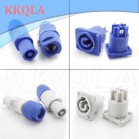 QKKQLA 3pin Powercon Xlr Connector Lockable Cable male female Chass Socket Electric Drill LED Screen Stage Lighting Power adapter