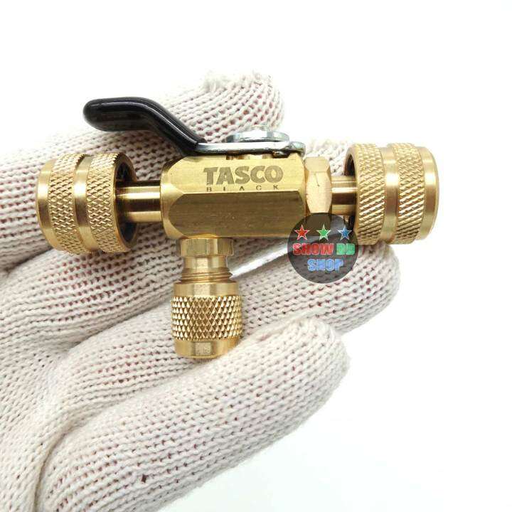 tasco-black-tb635-1-4-ข้อต่อ-3ทาง-connector-with-ball-valve