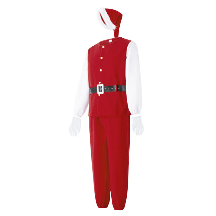 boyroom-ชุดชุดซานต้าผ้ากำมะหยี่เครื่องแต่งกายซานตาคลอสสำหรับผู้ใหญ่-เครื่องแต่งกายคริสต์มาสชุดปาร์ตี้สูทสำหรับผู้ใหญ่2023