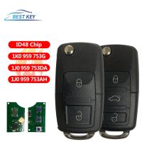 ouYunTingM KEY  ID48 434Mhz Replace Volks Caddy Passat Jetta Tiguan Touran 1K0959753G