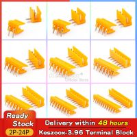 Keszoox 3.96mm Orange Phoenix Connector Terminal 2/3/4/5/6/7/8/9/10/12/16/15/14/18Pin Block PCB Screw Plug Header Socket Degson