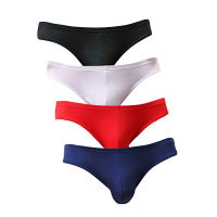 4 Pack Mens Luxury Supersoft Modal Fashion Briefs Low Rise Lightweight Naturally Sexy Underwear US Size