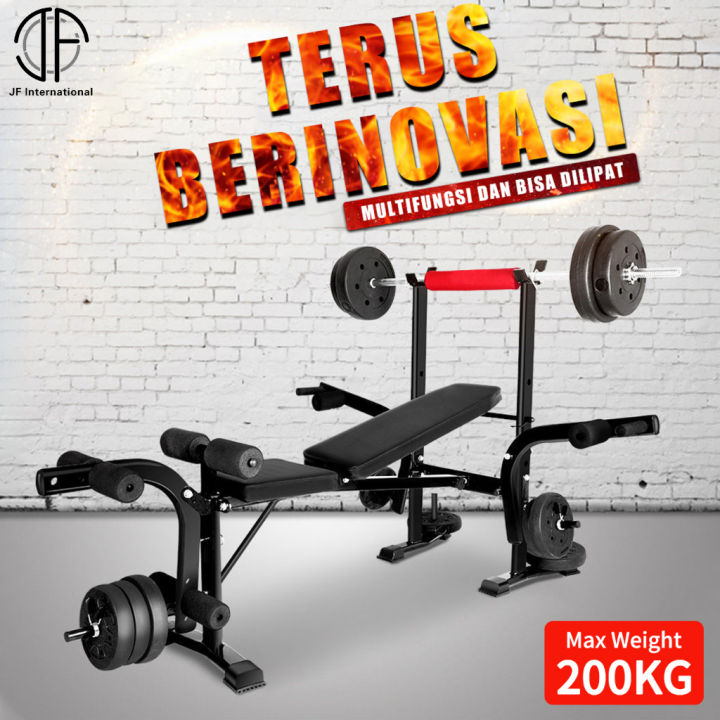 Murah Bench Press Kecil Multi Fungsi Berat Bangku Alat Olahraga Rumahan ...