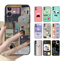 เคสลายการ์ตูนน่ารักสำหรับ OPPO Realme 5 5i 5S 6i 7 7i C1 C2 C3 Realme 9i 10 8 8i C11 C12 C15 C17 C20 C21 C21Y C25 C25Y Realme GT NEO 2 Master NARZO 50A 50i PRO เคสนิ่มผิวด้านตลกสำหรับ DC910เคสโทรศัพท์พลัสแฟชั่นคู่