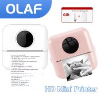 Portable Mini Printer Thermal Paper Photo Self-adhesive Stickers Labels Printers Inkless Wireless Bluetooth Pocket Printer Fax Paper Rolls