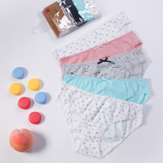 Pack 5 quần lót cotton bikini vera - 0310 - ảnh sản phẩm 1