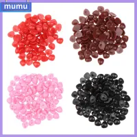 MUMU 100pcs พลาสติก เครื่องมือ DIY ปุ่มหมี จมูกสามเหลี่ยม ชิ้นส่วนความปลอดภัย อุปกรณ์เสริมตุ๊กตา ตุ๊กตาจมูก