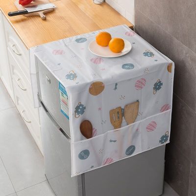 เครื่องล้างจานสำหรับห้องครัวผ้าคลุมกันฝุ่นผ้าคลุมตู้เย็นไมโครเวฟฝาครอบป้องกันผ้ากันฝุ่นผ้าคลุมหน้า WBL3824ไมโครเวฟที่ตราไว้หุ้นละ