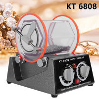 AA【ส่งจากกรุงเทพฯ 】 KT-6808 เครื่องขัดเงาร่อนเงา เครื่องกลิ้ง Rolling Drum Polishing Machine Jewelry Vibratory Tumbler Barrel Rotary Tumbling Machine 3kg 220V/110V เครื่องร่อน