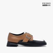 PEDRO - Giày đế bệt nữ mũi vuông khóa cài kim loại sang trọng PW1-66380006