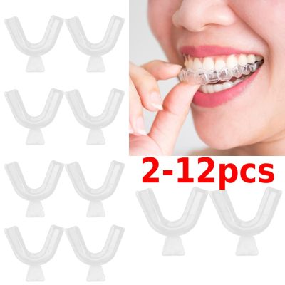 hot【DT】 2-12pc Mouth Guard EVA Teeth Protector Night Tray Bruxism Grinding Anti-snoring Whitening Boxing Protection