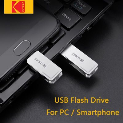 KODAK K223C Mini USB Flash Drive โลหะ Pendrives USB3.1 Type-C 128GB 64GB 32GB Dual OTG usb stick สำหรับ PC/Macbook/สมาร์ทโฟน