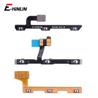 ปุ่มปรับระดับเสียงสวิตช์เปิดปิดคีย์ Ribbon Flex Cable สําหรับ HuaWei Honor View 10 Mate 20 X P20 Pro Lite 8X อะไหล่ทดแทน