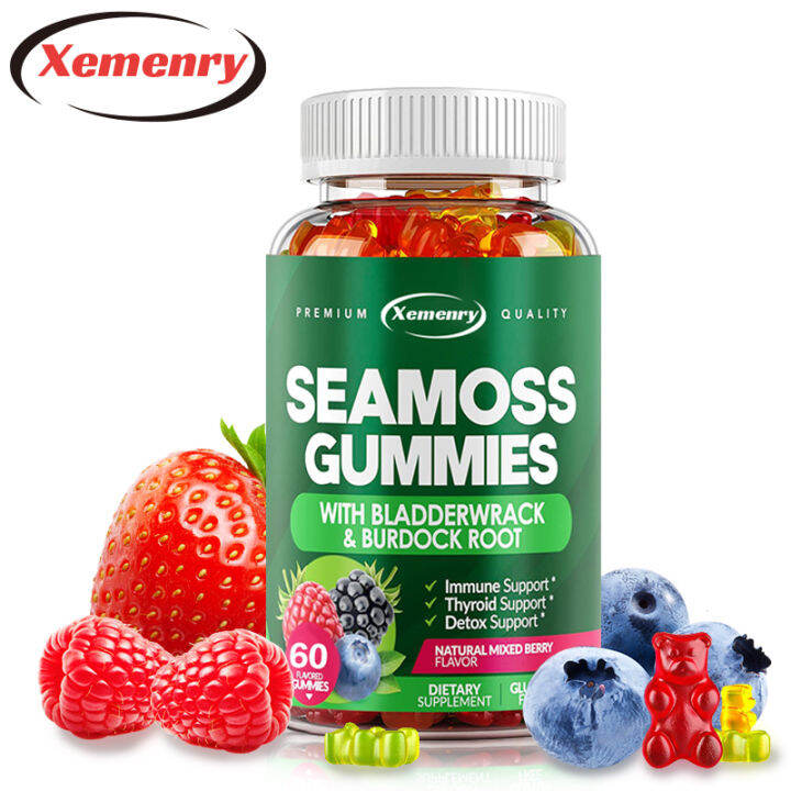 SEAMOSS GUMMIES - Natural Mixed Berry Flavor - With Bladder Horn ...