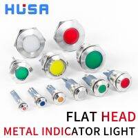 1pcs Metal LED Warning Indicator Light Signal Lamp Pilot PIN 3-6 12-24 220V 6/8/10/12/16/19/22mm Power Waterproof IP65