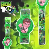 เบ็นเท็นben10 นาฬิกาเด็ก มีเวลามีวันที่มีเดือนมีเสียงดนตรีมีไฟเปลื่ยนสีได้