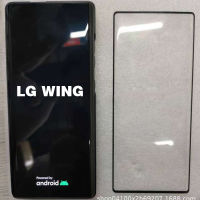 3D กระจกนิรภัยโค้งสำหรับ LG WING เต็มปก9H ฟิล์มป้องกันการระเบิดป้องกันหน้าจอสำหรับ LG WING