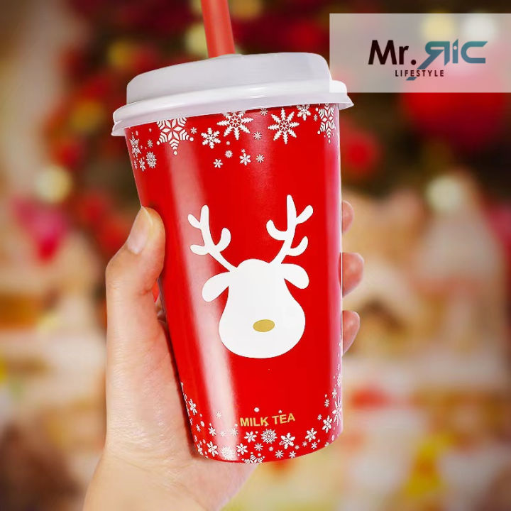 1pc Christmas Themed Straw Cup