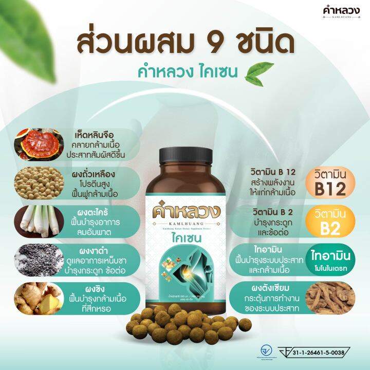 ส่งฟรี-ตรงจากบริษัท-สมุนไพรคำหลวงไคเซน-คลายเส้น-ฟื้นฟูเส้นตึง-5-กระปุก-แถมฟรี-3-กระปุก