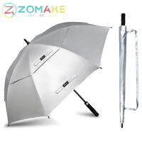 Zomake Silver UV Umbrella, ร่มกันแดดกลางแจ้ง, ขนาดใหญ่, ร่มธุรกิจรถยนต์, ร่มกอล์ฟ, 62 นิ้ว