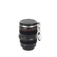 60ml Camera Lens Cups Mugs ABS Stainless Steel Emulation Camera Thermos Cup Water Bottle Whisky Wine Cups For Outdoor Camping