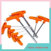 T-Shaped Allen Ball Wrench Mountain Road Bike Allen Key Hex Screwdriver Set 2.5Mm-10Mm Repair Installation Tool