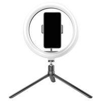 RGB Fill Light 12 Inches Desktop Tripod Beauty Selfie Live Ring Light with Bluetooth Remote Control