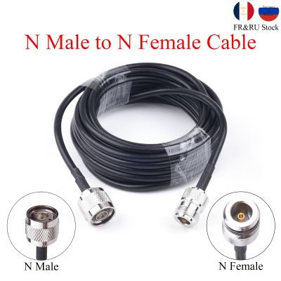【CW】 FR amp;RU Warehouse 1-20M RG58/50-3 RF Coaxial Cable N Female to Male Extension Wire For Cellular Amplifier Signal Booster Antenna