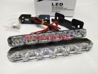 S&amp;N ไฟเดย์ไลท์  led 6 ดวง 12v  แสงสีขาว