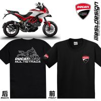 เสื้อยืดแขนสั้นคอกลมเสื้อยืด ลาย Ducati Multistrada 620 950 1000 1100 1Cotton 100%  [S-5XL]