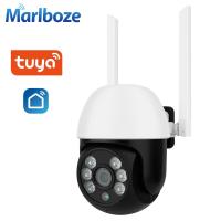 Marlboze 1080P Ptz Tuya กล้องโดม Mini Ip อัจฉริยะ Wifi บ้านอัตโนมัติกล้องรักษาความปลอดภัยไร้สายกล้องวงจรปิดกลางแจ้ง