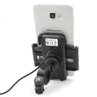 Motorcycle USB Charger with Mobile Support Input 12V-24V Output 5V 2.4A for IPhone Andriod Phone and All 4.7~6 Inch Mobile Phone