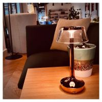 【YD】 Cordless Table Lamp Lampshade  Rechargeable Bedside Study Reading Desk Lamps(FL12)