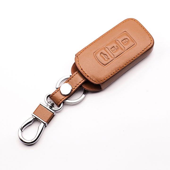 new-design-genuine-leather-car-key-cover-bag-for-mitsubishi-asx-outlander-sport-pajero-galant-lancer-ex3-buttons-smart-key