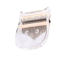 【YF】 17-key Kalimba Music Instrument Transparent Fingers Pianos Props Adults Thumb Birthday Hand Percussion