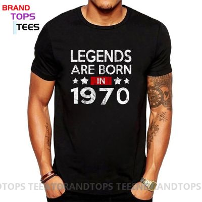 Vintage Classic Legends Are Born In 1970 T Shirt Retro Made In 1970 T-Shirt FatherS Day Thanksgiving Birthday Tops Tee