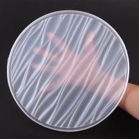 【hot】◐◐  300mm Large Resin Tray Mold Silicone Dish Mould Round Serving Epoxy Casting Decoration