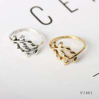 แหวนเอลฟ์ดอกไม้สีทึบผู้หญิงเกาหลีและญี่ปุ่น